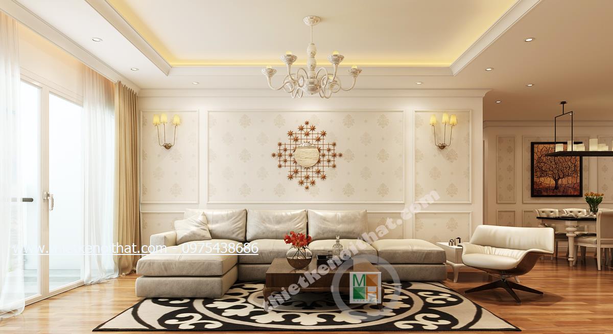 Thi công căn hộ cao cấp tại Mandarin Garden Hòa Phát